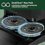 Chambreba Plus 405 (G185) Aspirateur robot Combo & Mop + AutoWash Dock - Mop Pads Spinning, Auto-Empties, Lavage des Pads & Séchage, auto-nettoyage, Pad-Lift, LiDAR Navigation, fonctionne avec Alexa 70x Aspiration, Mop Pads de Spinning Dualclean avec Smartscrub, lavage automatique