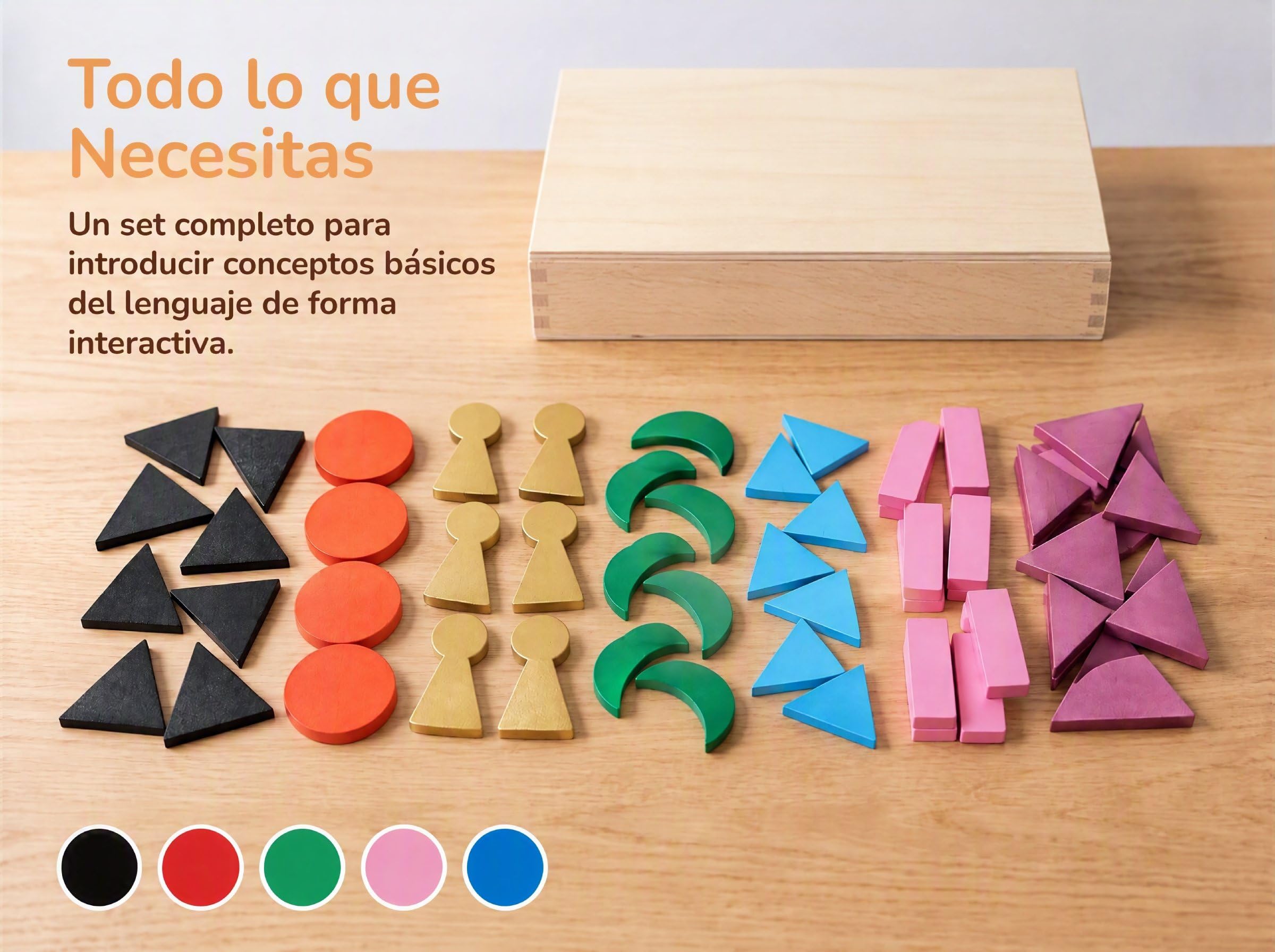 Set di simboli Montessori, giocattolo educativo per bambini