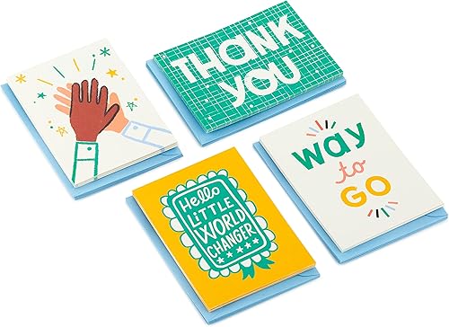 Miniatura 3 de Hallmark Little World Changers Kids Thank you and Blank Cards Surtido (24 tarjetas y sobres) (paquete de 2)