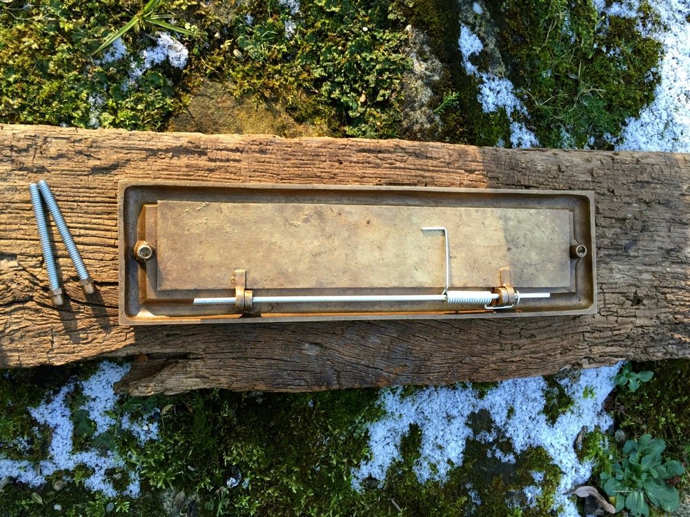 antikas – Cassetta delle lettere per Antica porta di casa – massiccio – in ottone – Molto alta qualità della cassetta delle lettere
