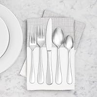 Vista 7 de Yaxa Basics Cucharas de cena de acero inoxidable aptas para lavavajillas con borde redondo, cucharadas grandes, 7.9 pulgadas, paquete de 12