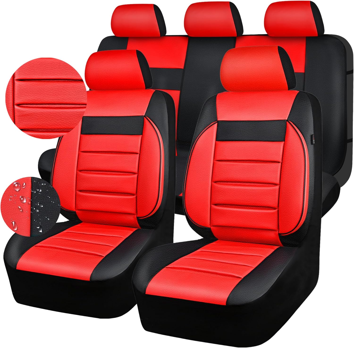 Universal Water Resistant Leather Seat Covers with Comoros Ubuy