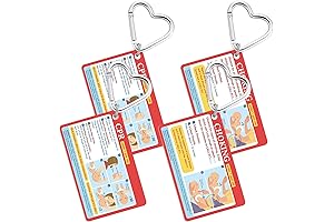 4 PCS Baby Heimlich Maneuver Card: Essential Infant CPR/Choking First Aid Guide