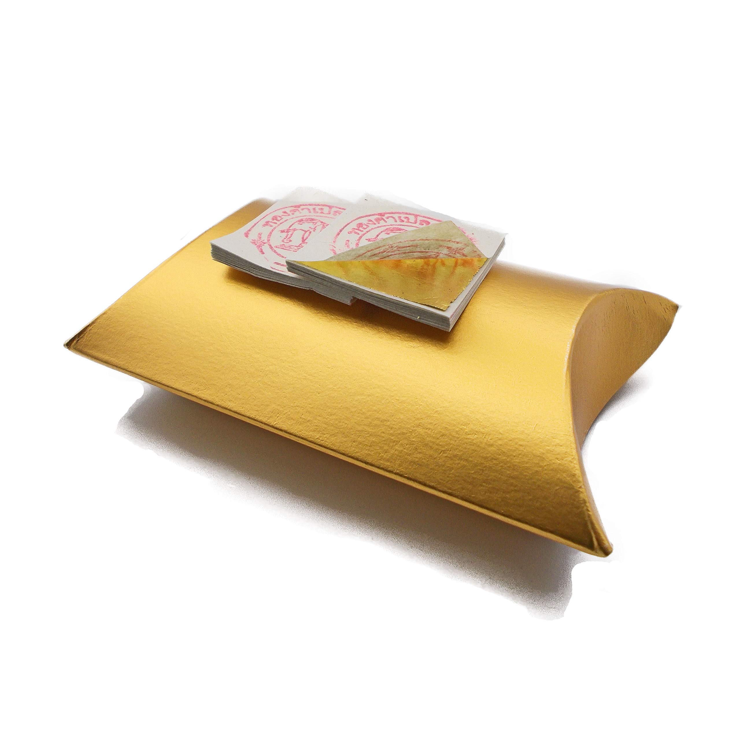 Amazon | 純金箔 24K タイ産 Gold リーフ 金箔 シート 20枚セット 3cm