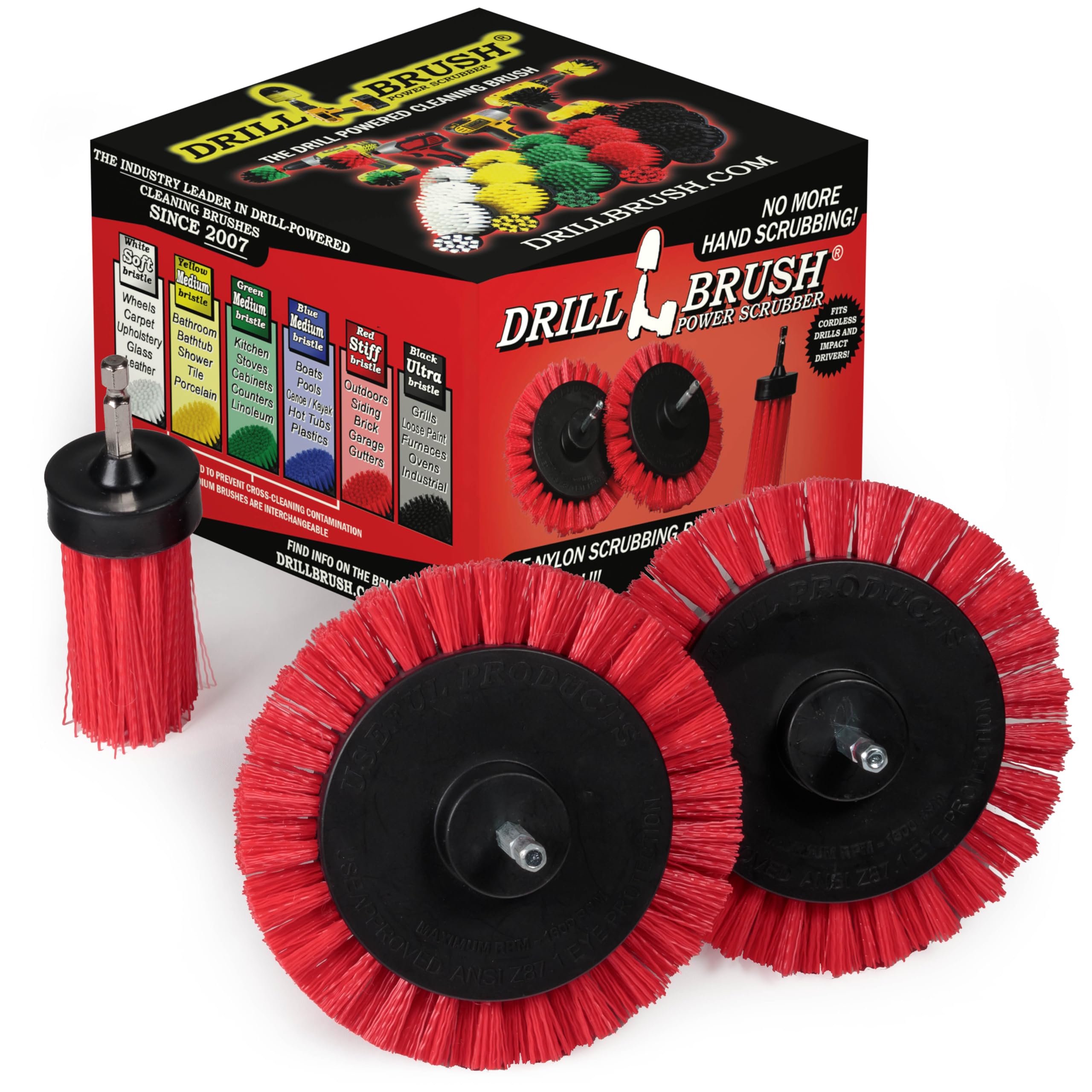 Drillbrush Outdoor Cleaning Brush - Heavy Duty -1