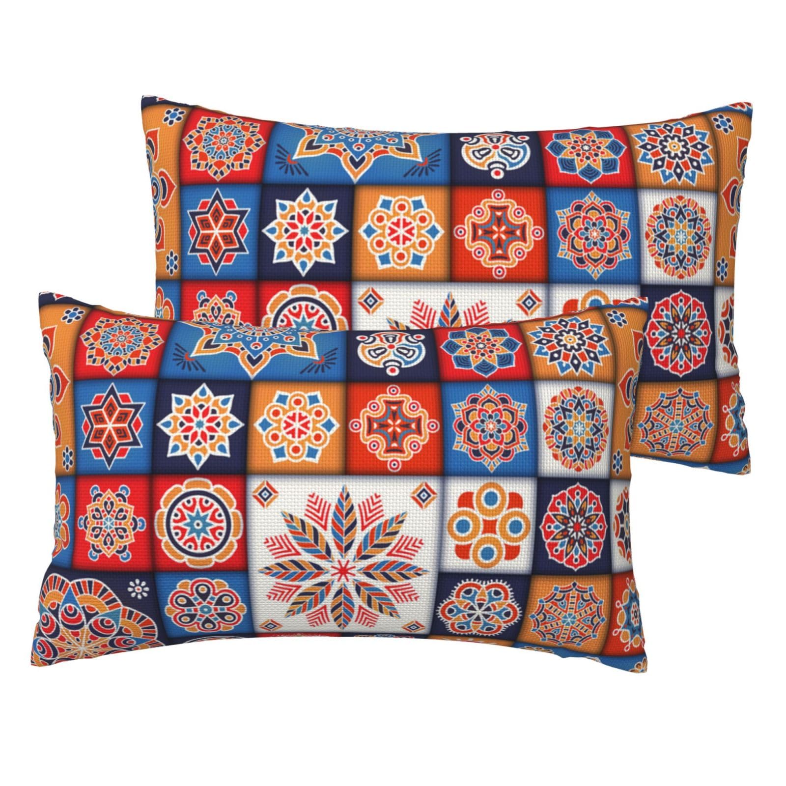 Housses de coussin décoratives imitation lin à fleurs rétro pour décoration de maison