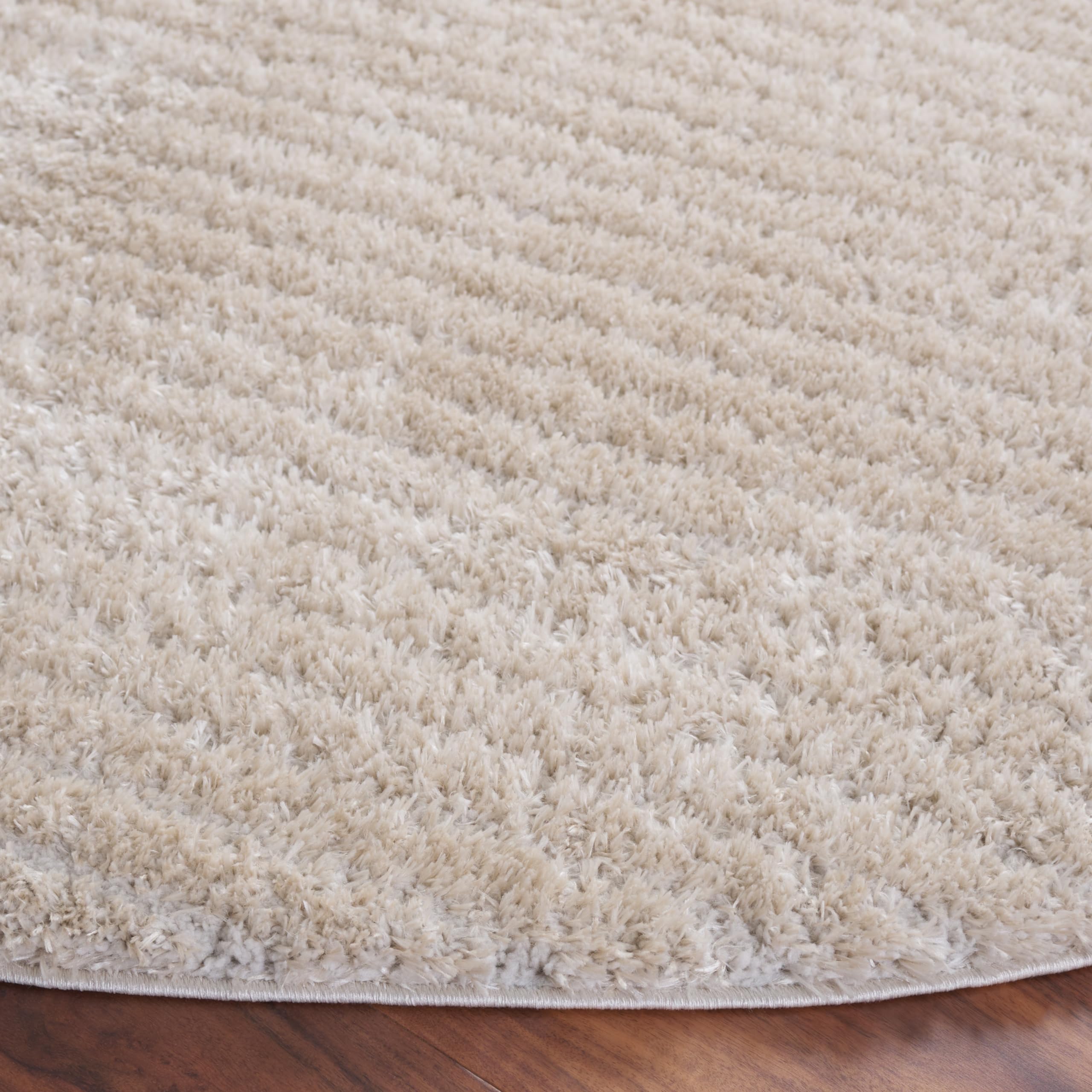 Safavieh Shaggy Rug for Living Room Dining Room Bedroom Tahoe Shag Collection High Pile Cream 3ft x 5ft, 91 x 152 cm (Rectangular) - Image 4