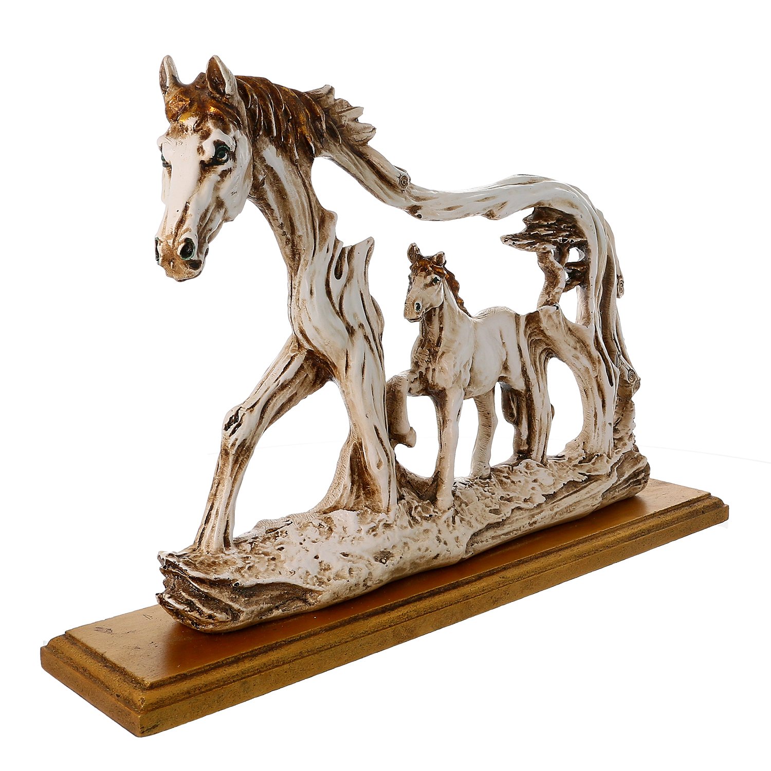 WebelKart JaipurCrafts Handcrafted Horse showpiece garden statue outdoor collectibles figurines showpiece statue items for living room drawing room bed room hall outdoor decor