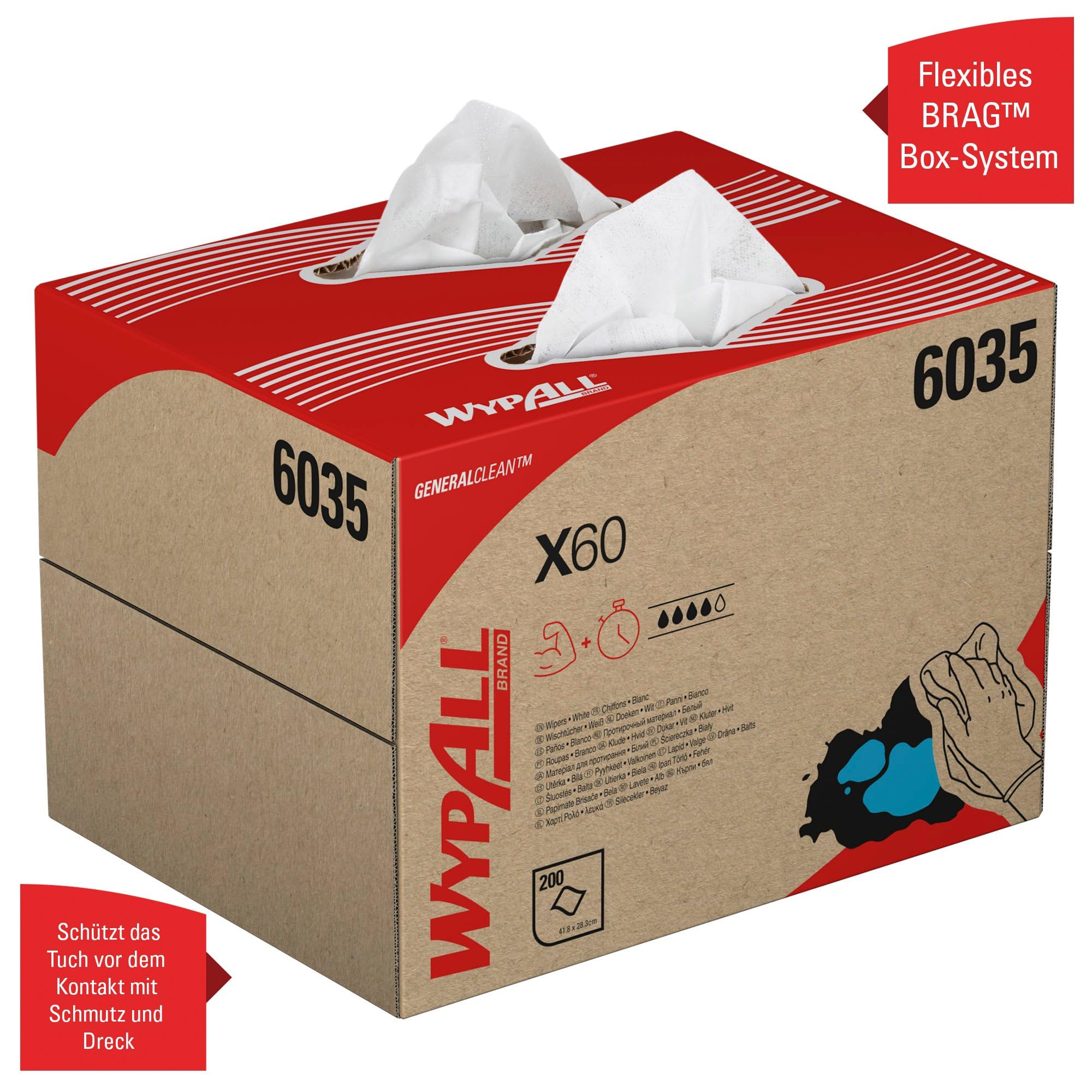 WypAll® Reinigungstücher X60 General Clean™ 6035 – Bild 2