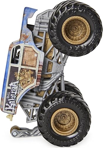 Miniatura 3 de Monster Jam Spin Master 2021 - Camión monstruo fundido a presión 164 con barra de ruedas Arena Favorites Big Kahuna