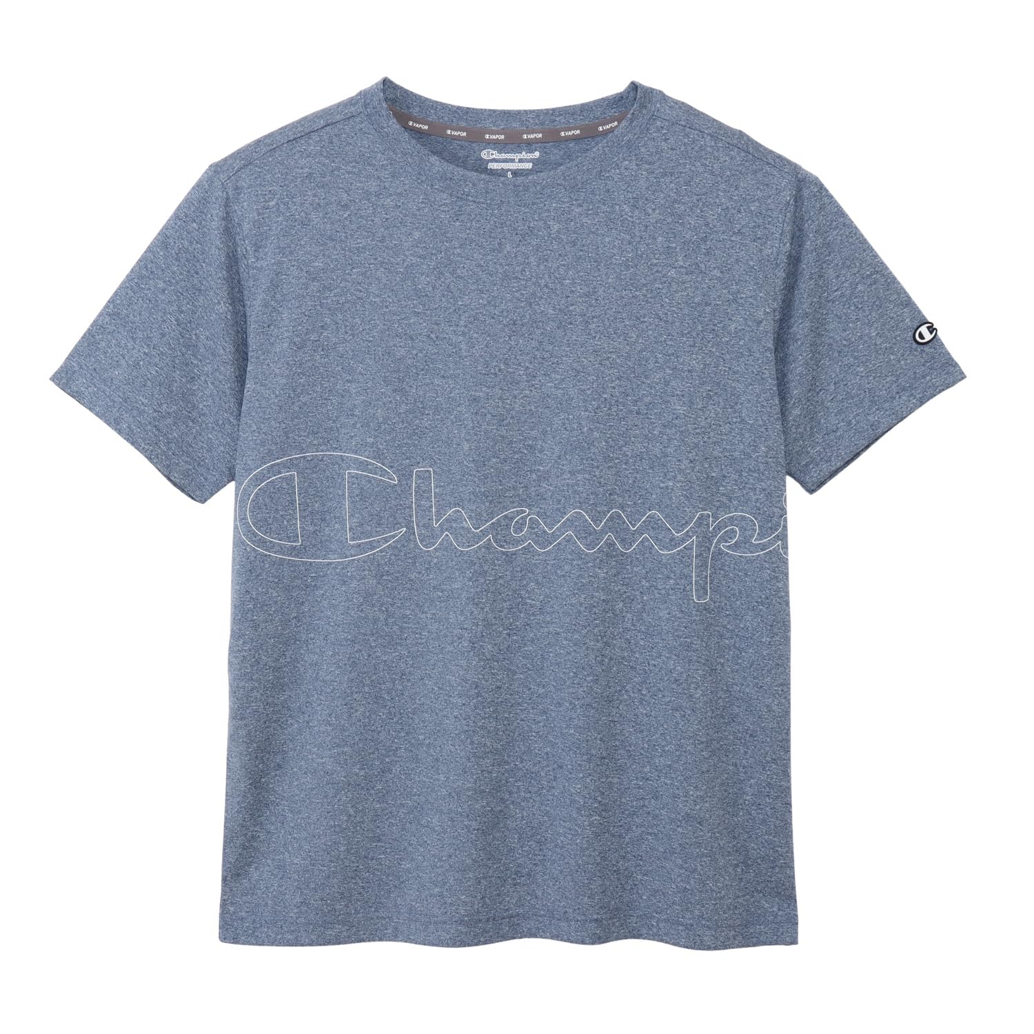 [チャンピオン] 半袖 丸首 抗菌防臭 速乾 UVカット スクリプトロゴプリント ショートスリーブTシャツ メンズスポーツ C3-DS312L-379-3L