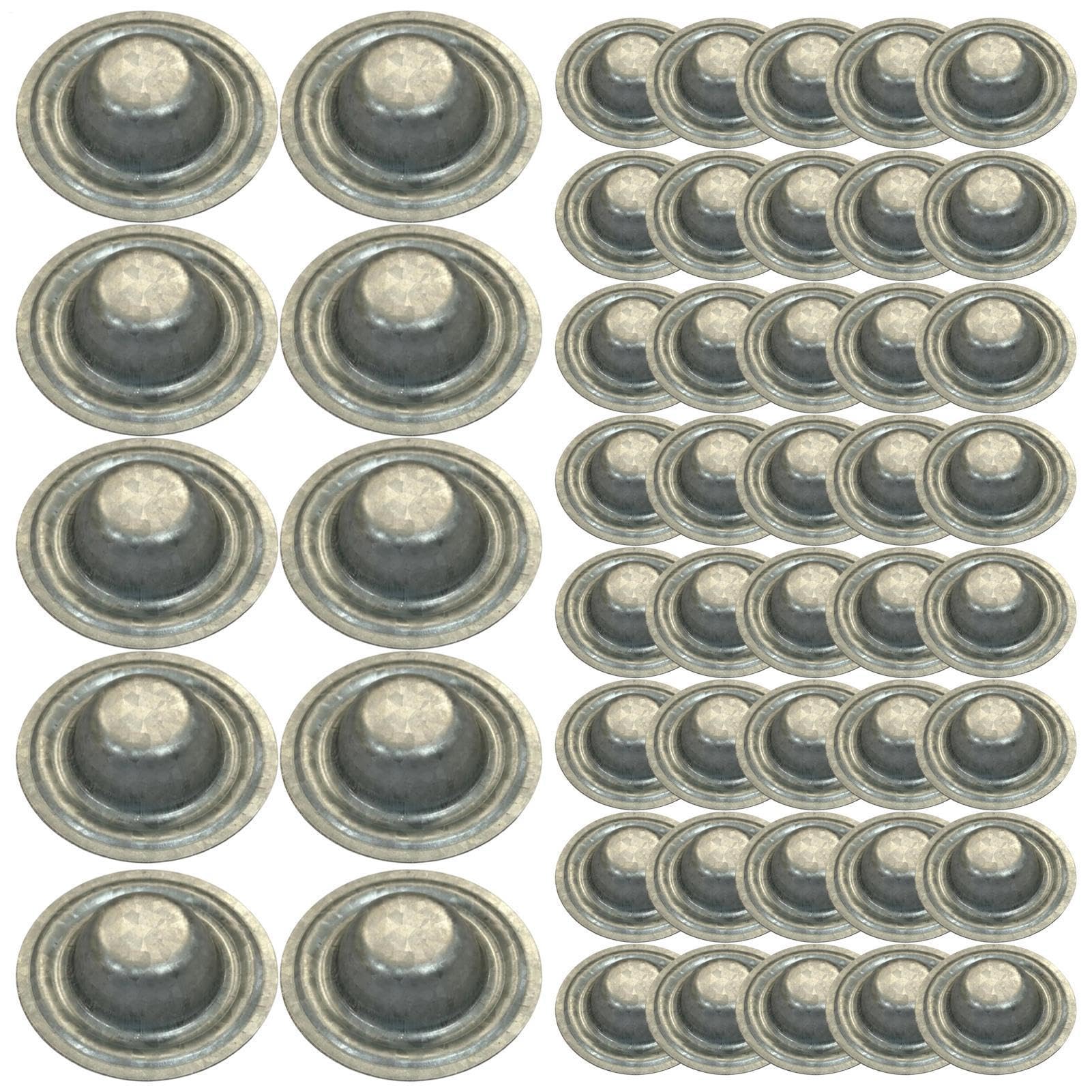 Protectores tornillos de techo metálico de 50 unidades para mantenimiento de tejados y vallas