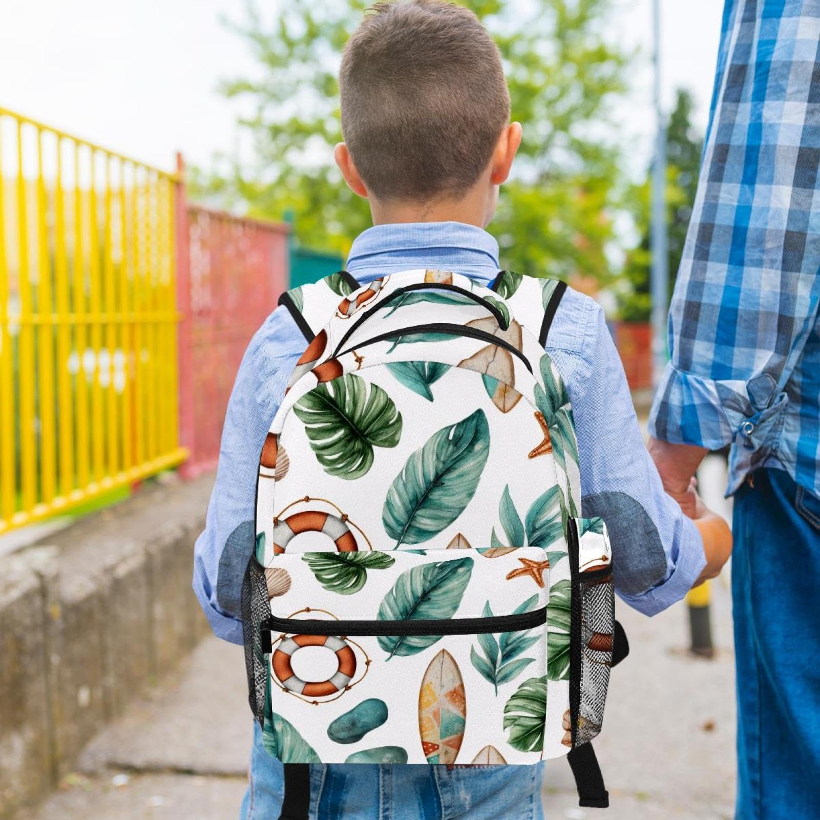 Set di zaino per la scuola con borsa per il pranzo e astuccio, set da 3 pezzi, zaino da viaggio, zaino casual per adolescenti, ragazze, ragazzi, primaria, junior, mezzo, estate, vacanze
