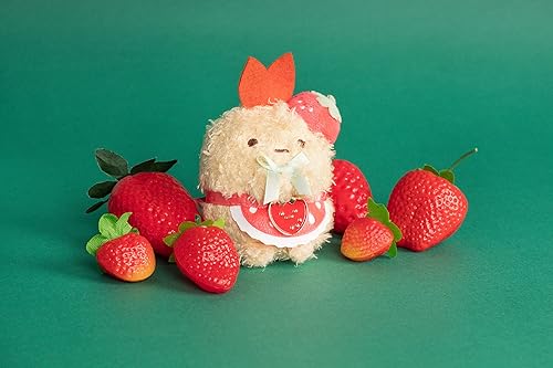 Miniatura 7 de SUMIKKOGURASHI EBI San-X Original Strawberry Series Llavero, Ebi