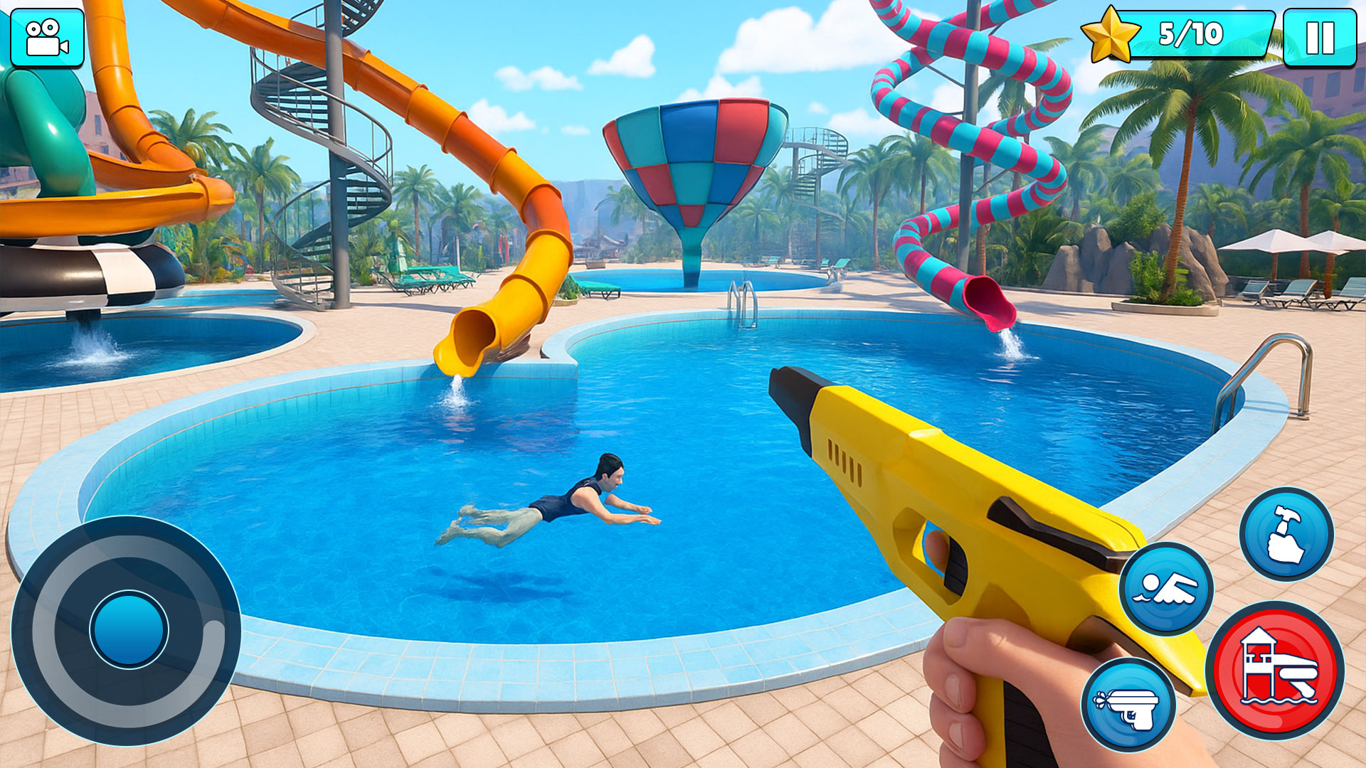 Water Park Fun Family Pool Kids Slides Simulator 3D: Aqua Park Ride ...