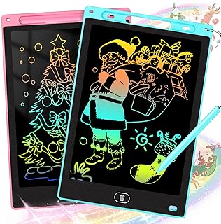 KTEBO 2 Pack LCD Writing Tablet for Kids 10 inch, Stocking Stuffers for Kids, Preschool Toys for Baby Girl Boy, Toddler Drawing Board Toy for Ages 2-4 5-7 6-8 9 8-12 Years Old