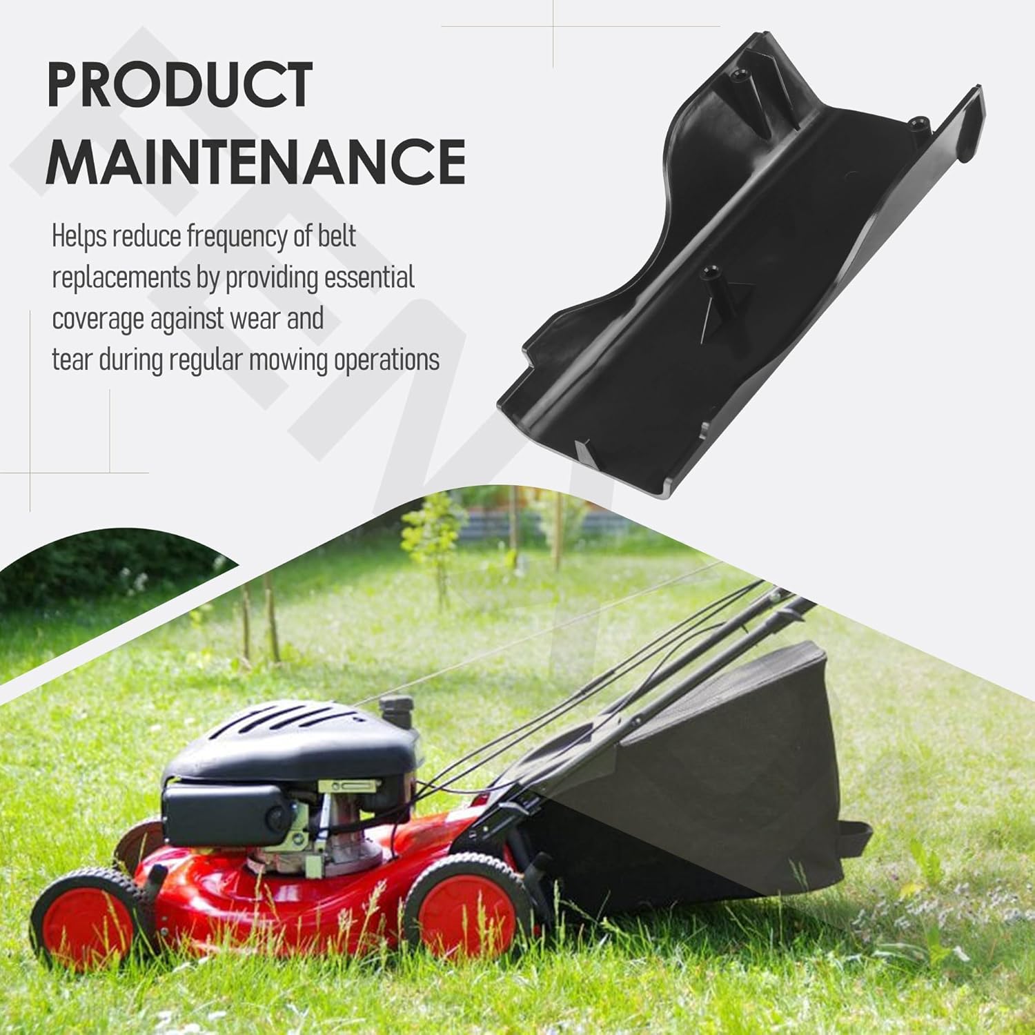 105-1835 Rear Mower Deck Belt Cover Compatible with Toro 22" Recycler Mower 20013, 20014, 20017, 20018, 20031, 20041, 20049, 20051, 20066