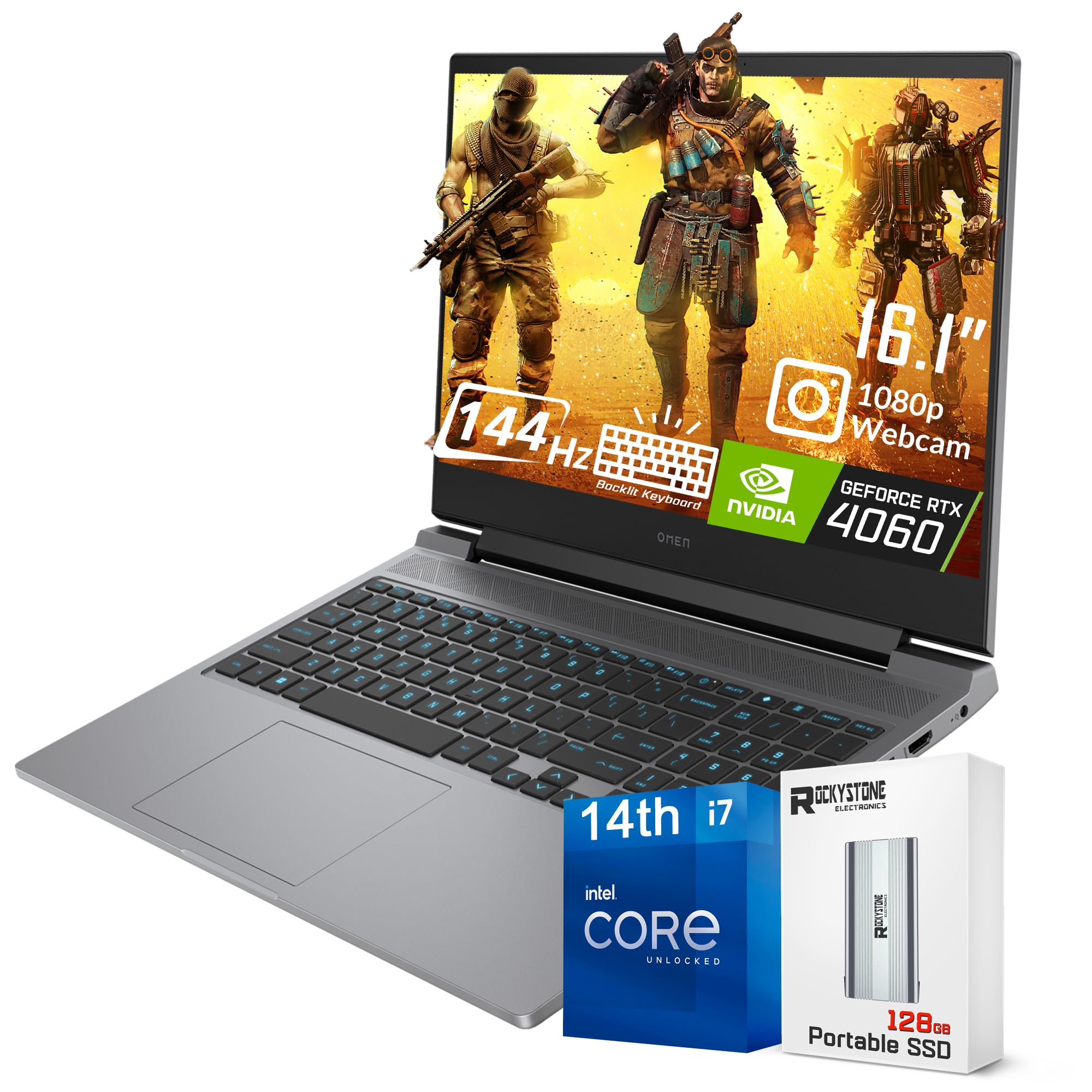 Amazon.com: HP OMEN 16 Gaming Laptop, 16.1 144Hz FHD Display, Core 