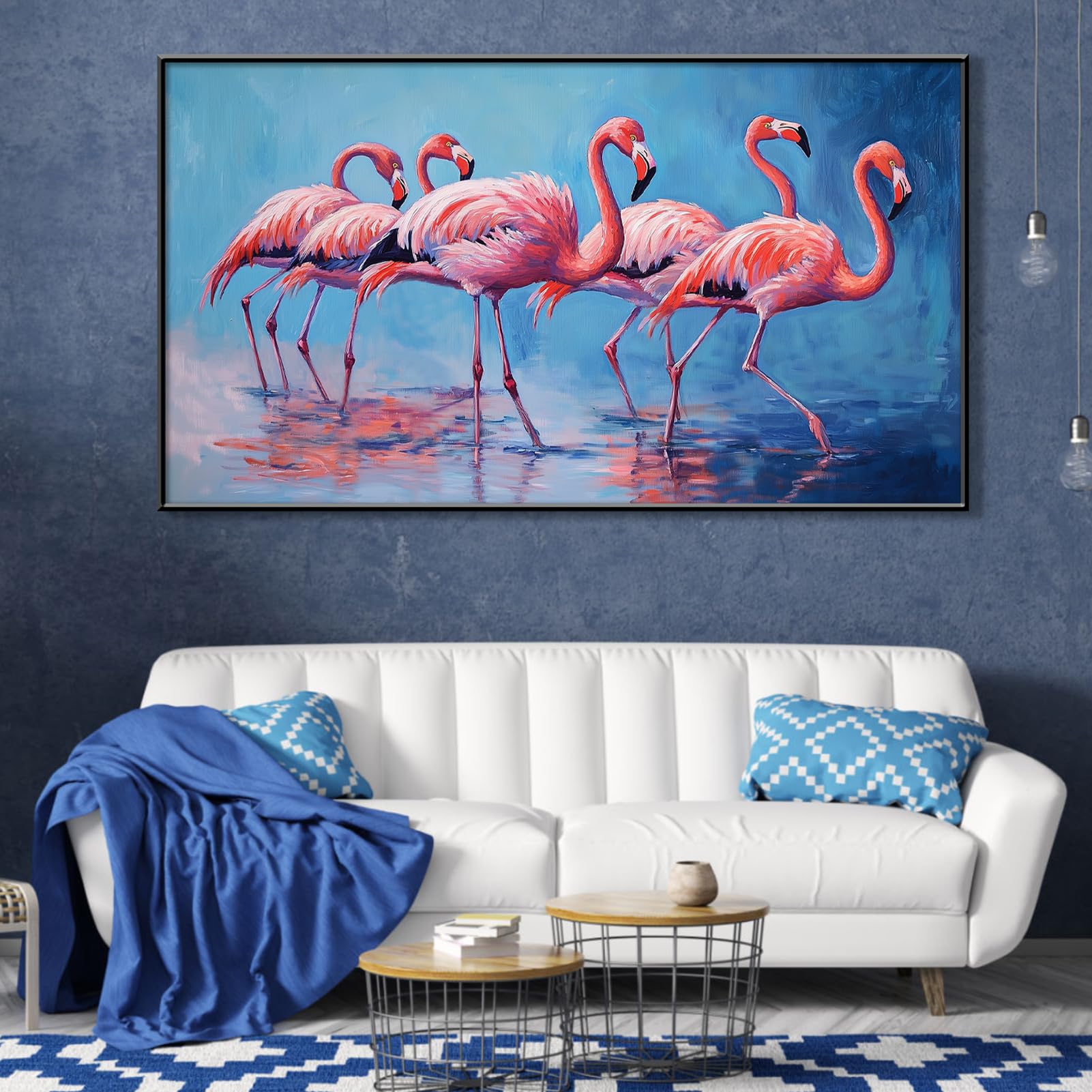 Flamingo Wall Art Canvas