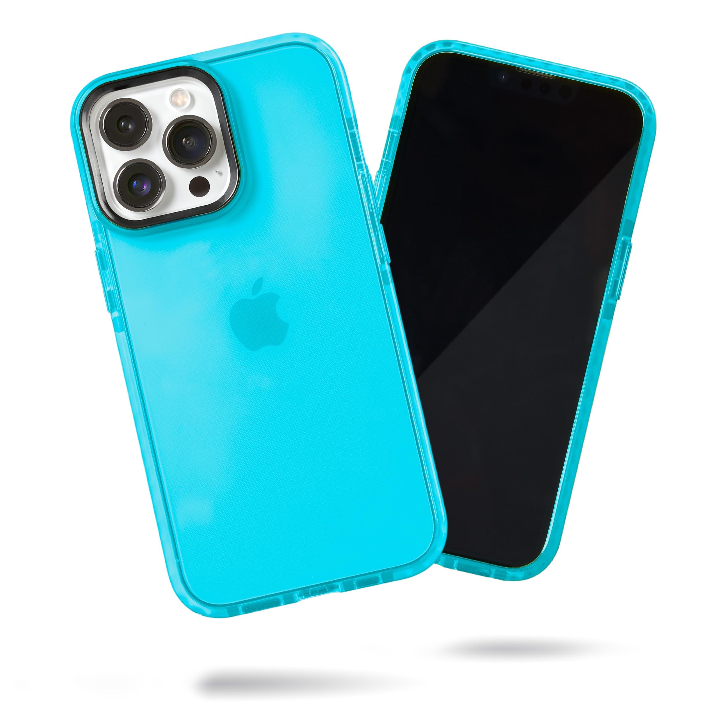 SteepLab Barrier Case for iPhone 15 Pro Max, Impact Absorbing 360 Degree Protection with Raised Bezel and Eye-Catching Colors (Brilliant Blue Sky)