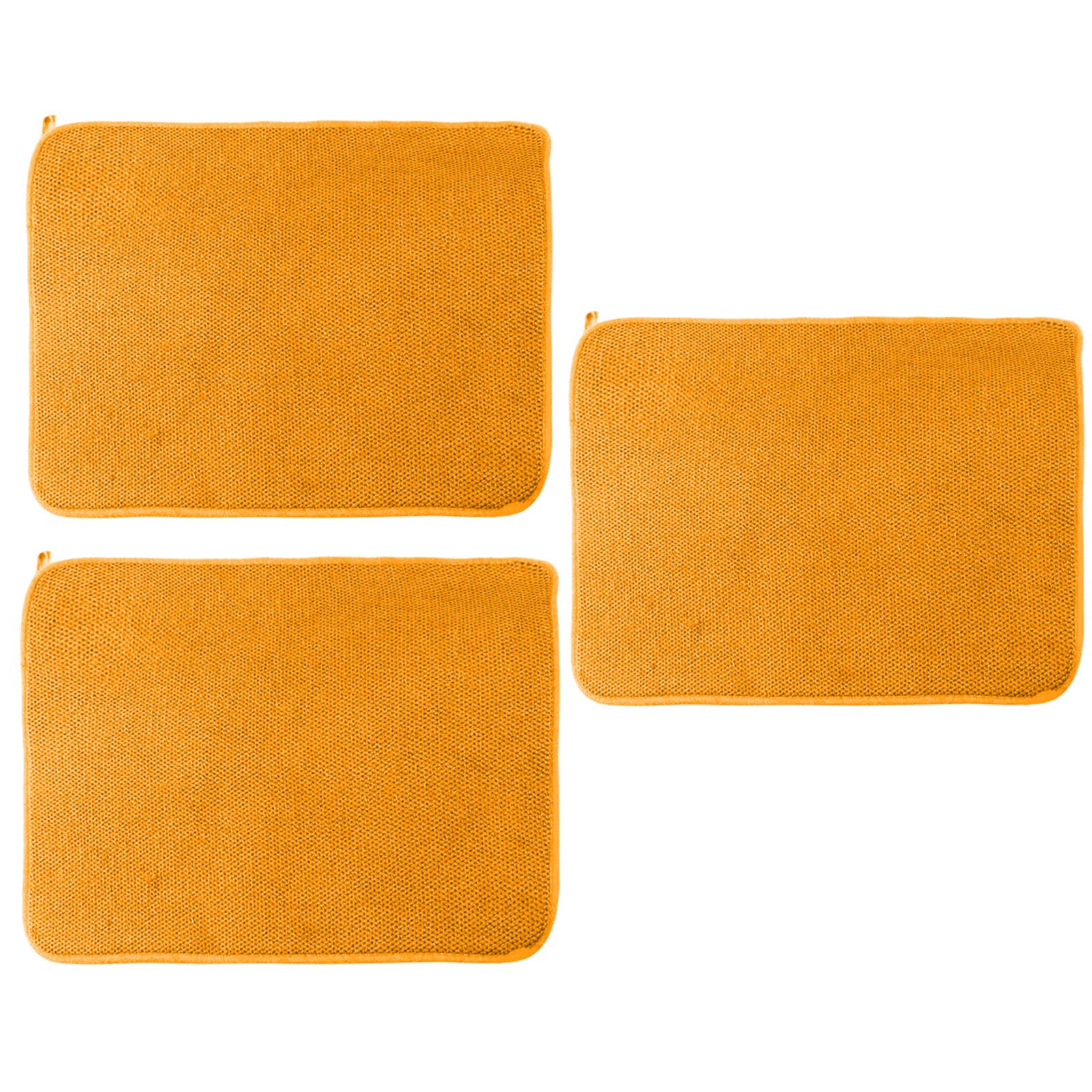 Liuyoyo 3PC Microfiber Dish Drying Mat 19.7 x 11 in Dish Drying Pad Absorbent Dishes Drainer Reversible Microfiber Dish Drying Rack Pad for Kitchen, Pink