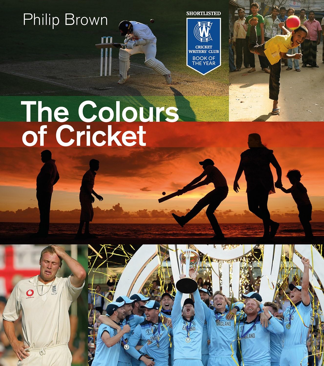 The Colours of Cricket by Philip Brown (Hardback Book)
