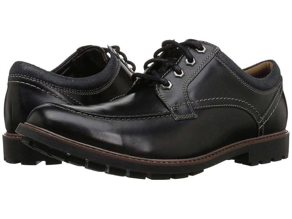 

Clarks Curington Walk (Black Leather) Men's Shoes