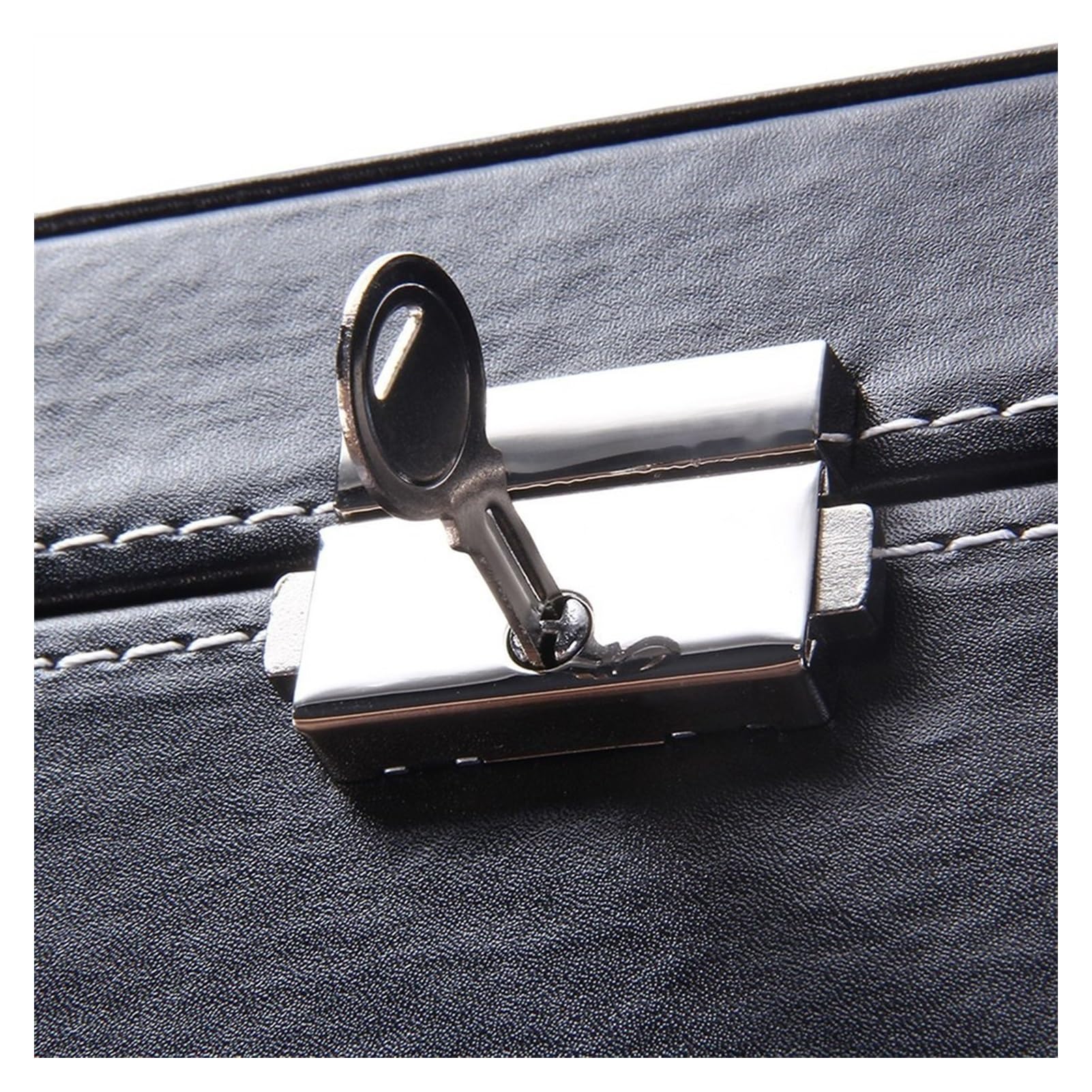 XBTGS Uhren-Display-Box, Leder, einlagig, Uhren-Aufbewahrungsbox, Brillen-Aufbewahrungsbox, geeignet für Zuhause, Schmuck, Dekoration, Displaybox, Uhrengehäuse für Herren