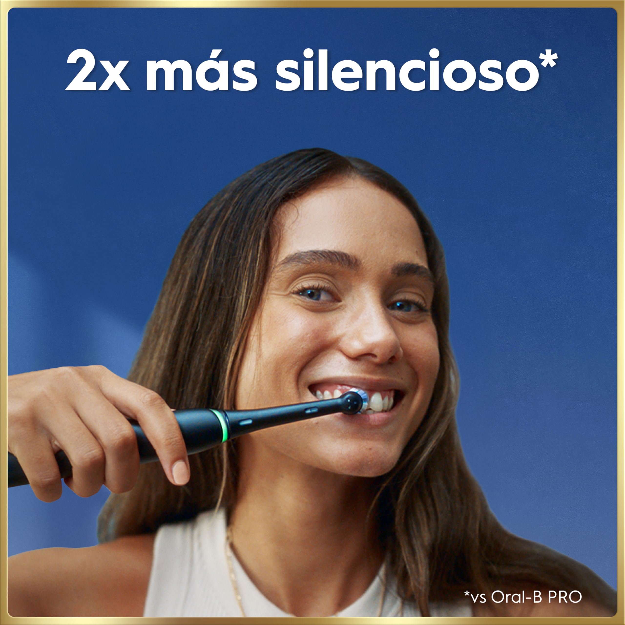 Oral-B iO 9 Pack de 2 Cepillos de Dientes Eléctricos Negro y Rosa, Con 3 Cabezales y 1 Estuche Cargador de Viaje, 7 Modos De Limpieza, Sensor De Presión, Carga Rápida, Diseñado por Braun