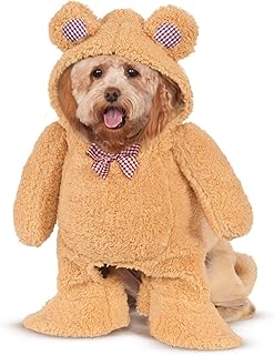 Walking Teddy Bear Pet Costume - Medium