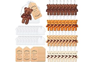 HyDren Mini Teddy Bears 120-Piece Baby Shower Favors Pack