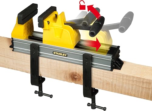 Stanley Fmst1-75672 etabli Pliable Gamme Fatmax - Large Surface de Travail - Poignée Télescopique - Compatible avec l'Utilisation de Serre-Joints & 0-83-179 Tornillo de banco Quick-Vice - 7
