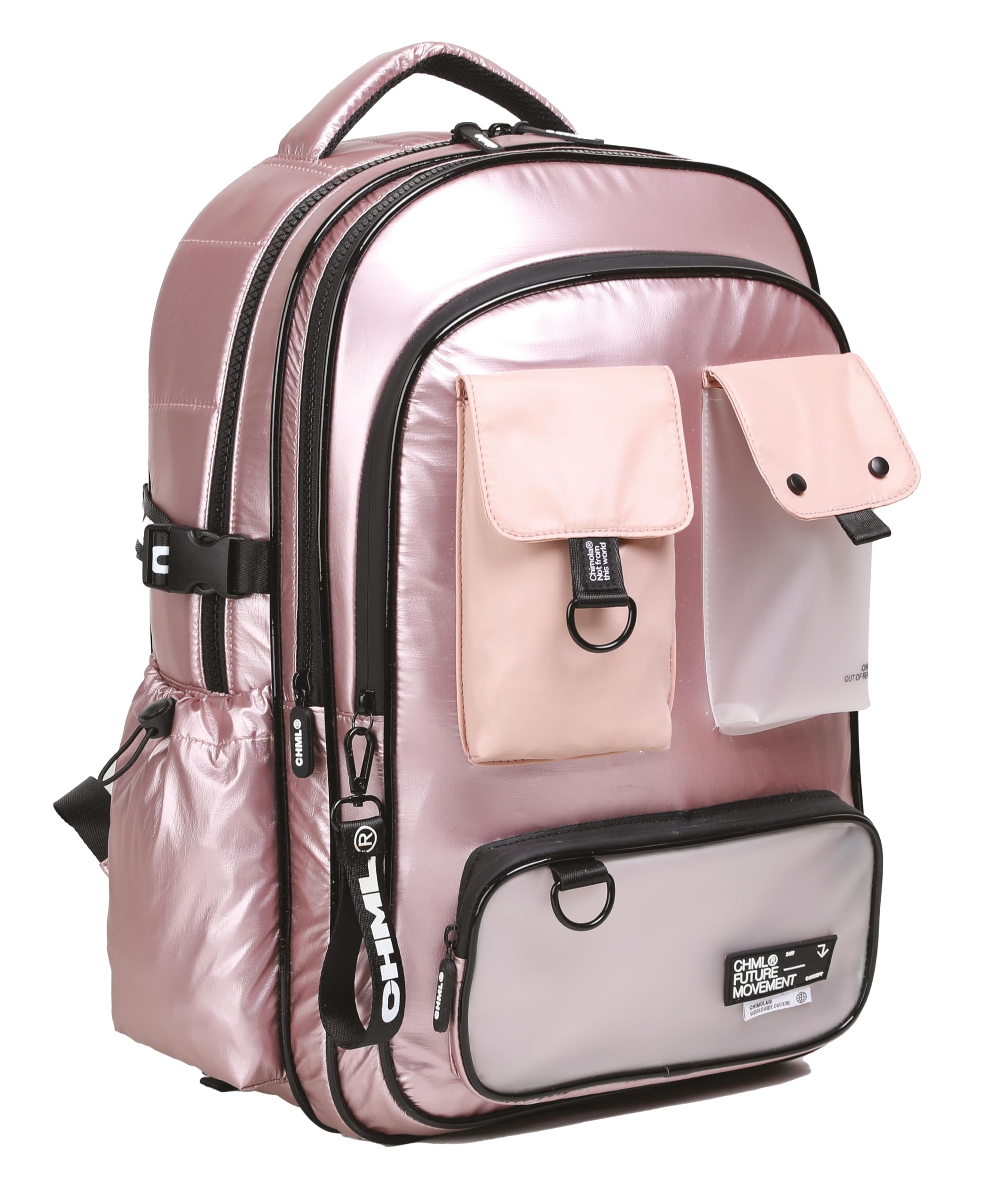 CHIMOLA Unisex Çocuk Sırt Çantası, Somon, M