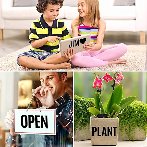 Miniatura 10 de Calcomanías de letras ABC, letras adhesivas grandes de 2.5 pulgadas, calcomanías del alfabeto, calcomanías de vinilo para pósteres, tablones de