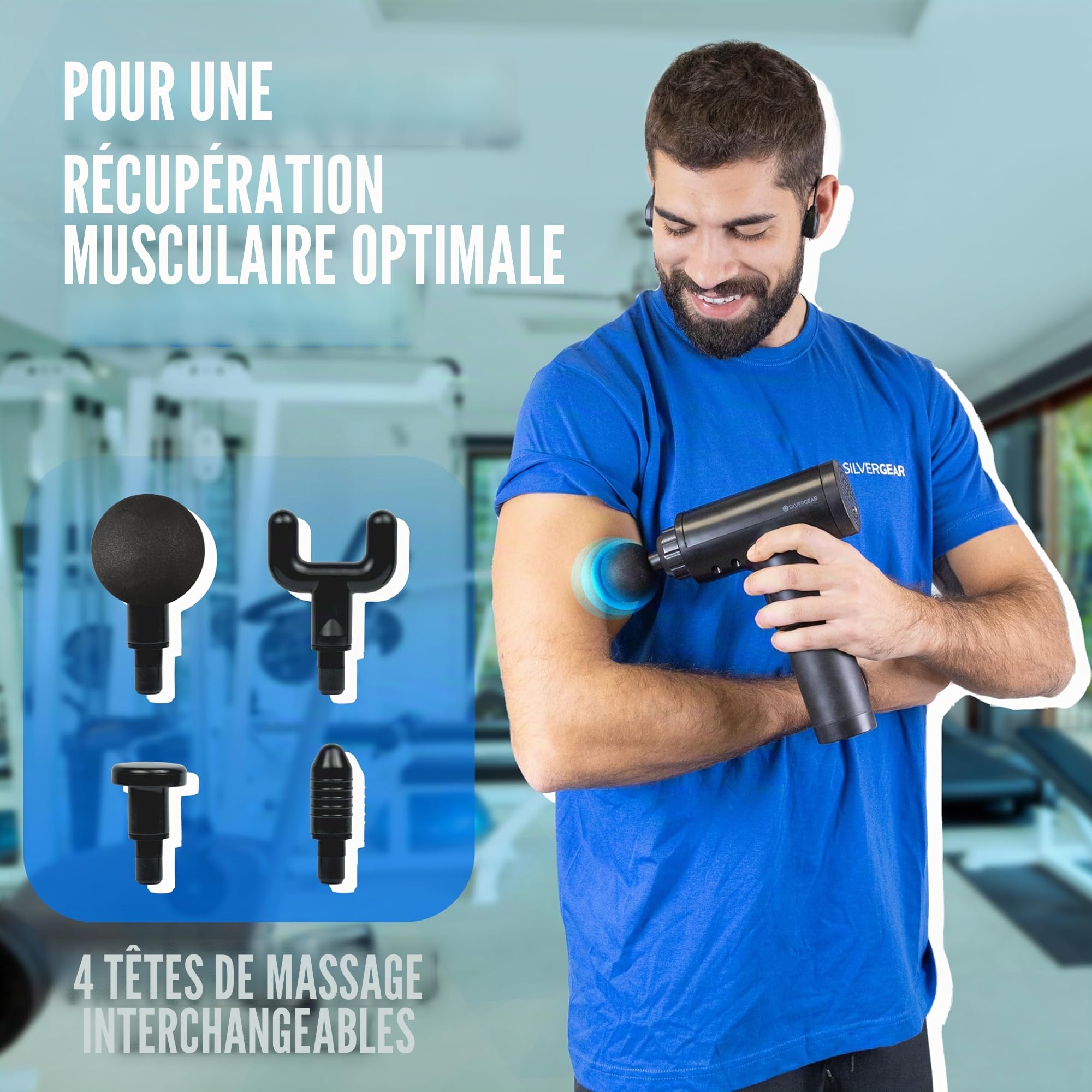 Appareil de massage - Noir