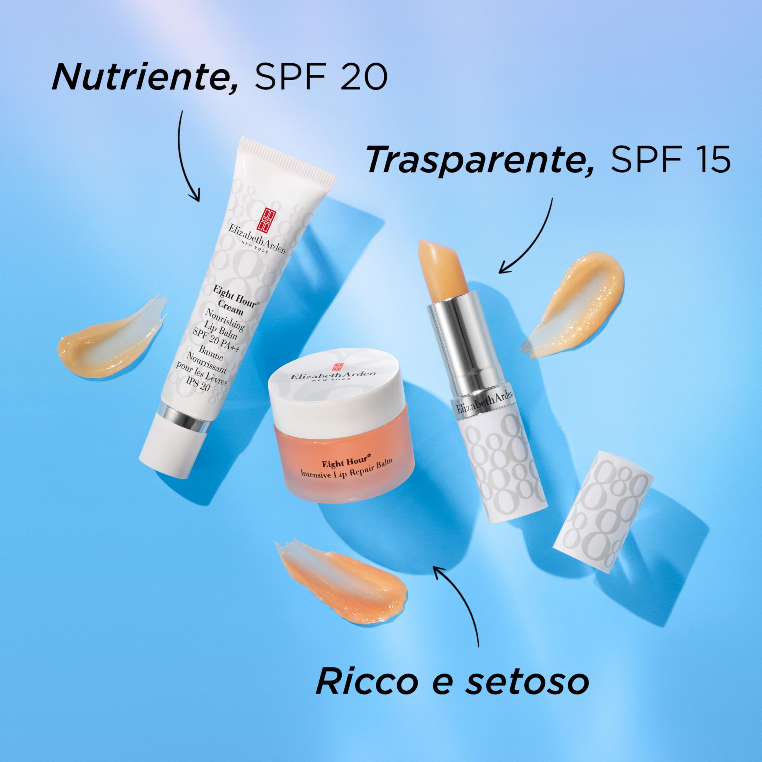 Elizabeth Arden - Eight Hour Lip Protectant, Balsamo Labbra in Stick con SPF 15, Vitamina E, Idratazione Profonda e Protezione dai Raggi UV, Ammorbidisce e Leviga le Labbra - 3,7 g