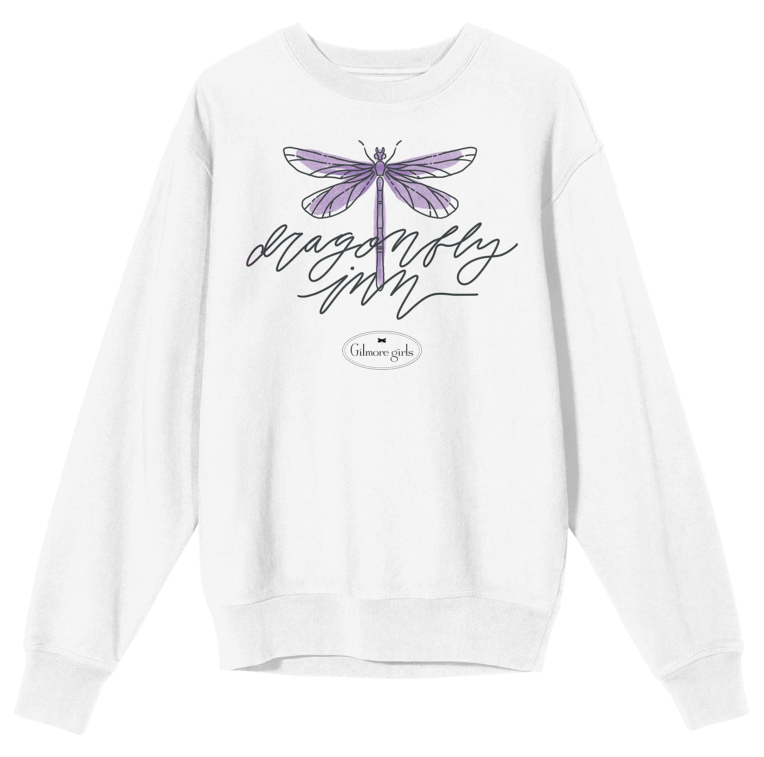 Bioworld Gilmore Girls Dragonfly Inn - Felpa bianca da uomo