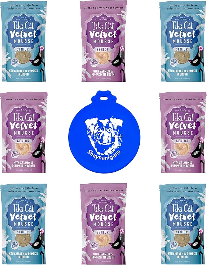 Tiki Cat Velvet Mousse Wet Senior Cat Food in Broth in 2