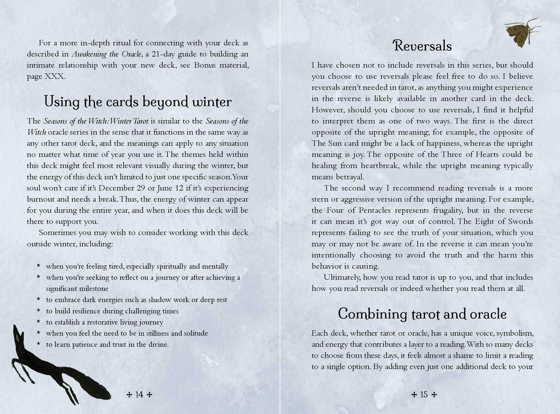 Seasons of the Witch: Winter Tarot: A journey through Yule and Imbolc