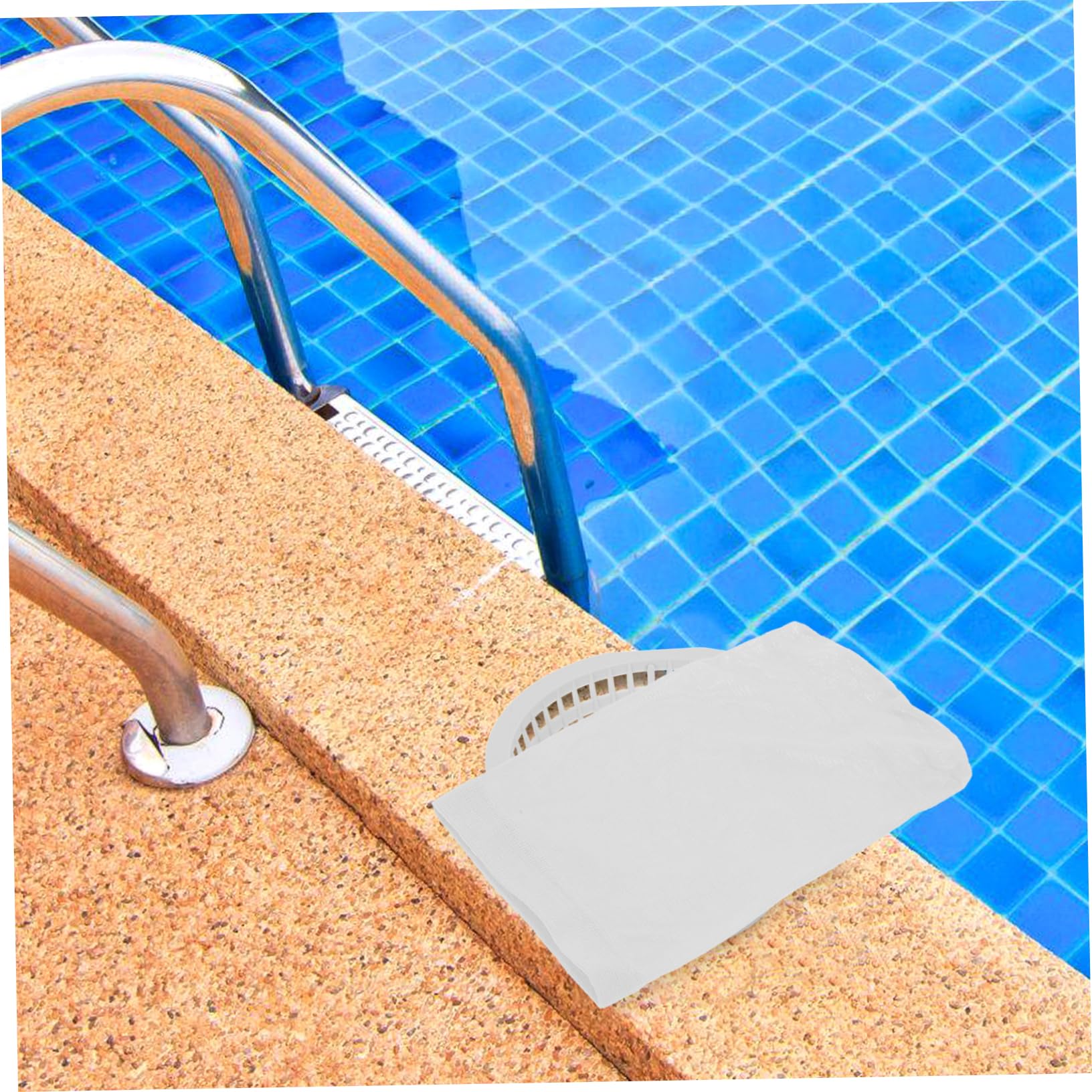 INOOMP 80 Piezas Calcetines con Filtro para Piscina Skimmer de Hojas para Piscina Calcetines con Filtro Skimmer Bolsas de Filtro de Piscina Calcetines de Piscina colador de Piscina