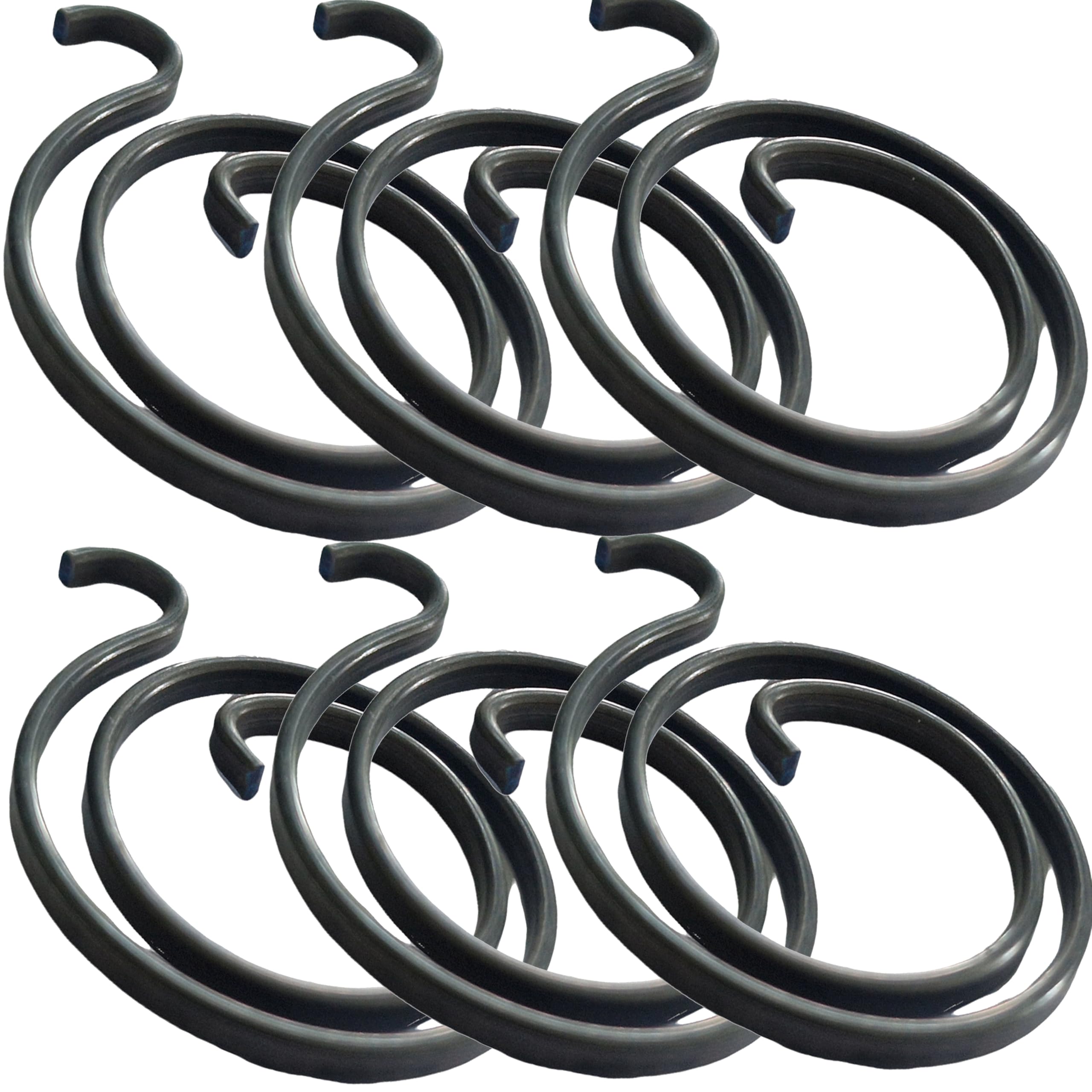 Universal Hardware Interior Door Handle Replacement Springs, Pack of 6 – 2 Turn 1.8mm Light Duty Metal Coil Spring for Lever Handles, Internal Door Repair, Lever-on-Rose & Backplate Door Furniture