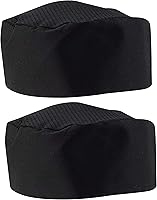 LEQC Chef Skull Cap: Adjustable Breathable Mesh Hats for Men & Women, Oil-Resistant Kitchen Cook Caps (2-Pack)