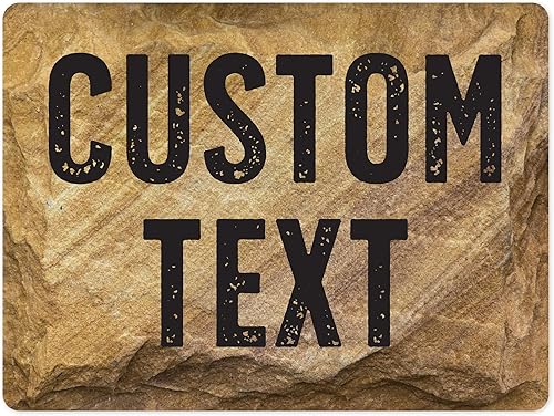 Miniatura 172 de Letrero Personalizado, Letrero de Calle Personalizado, 11 Colores de Fuente, 13 Estilos de Fuente, 4 Opciones de Agujeros, 22 Tamaños, 6x24 Madera