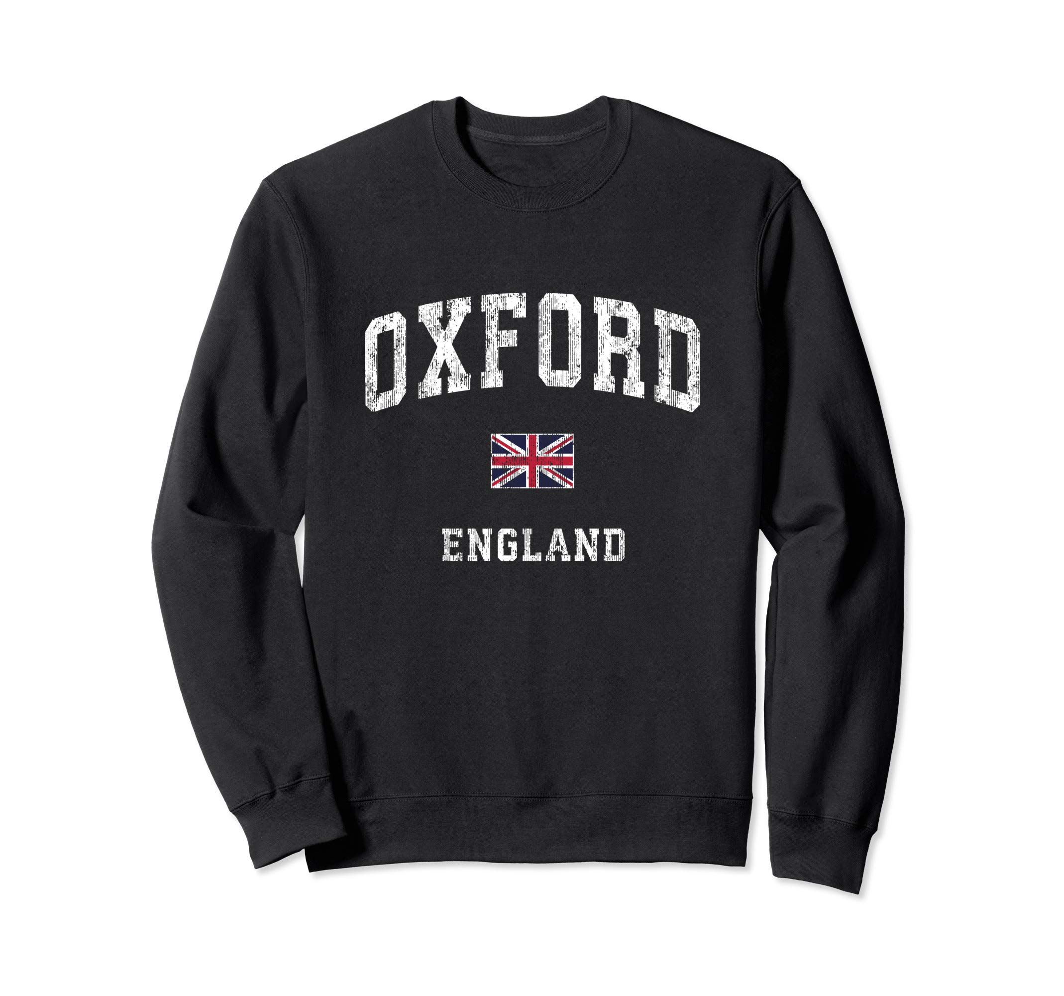 Oxford England Vintage Athletic Sports Design Sweatshirt