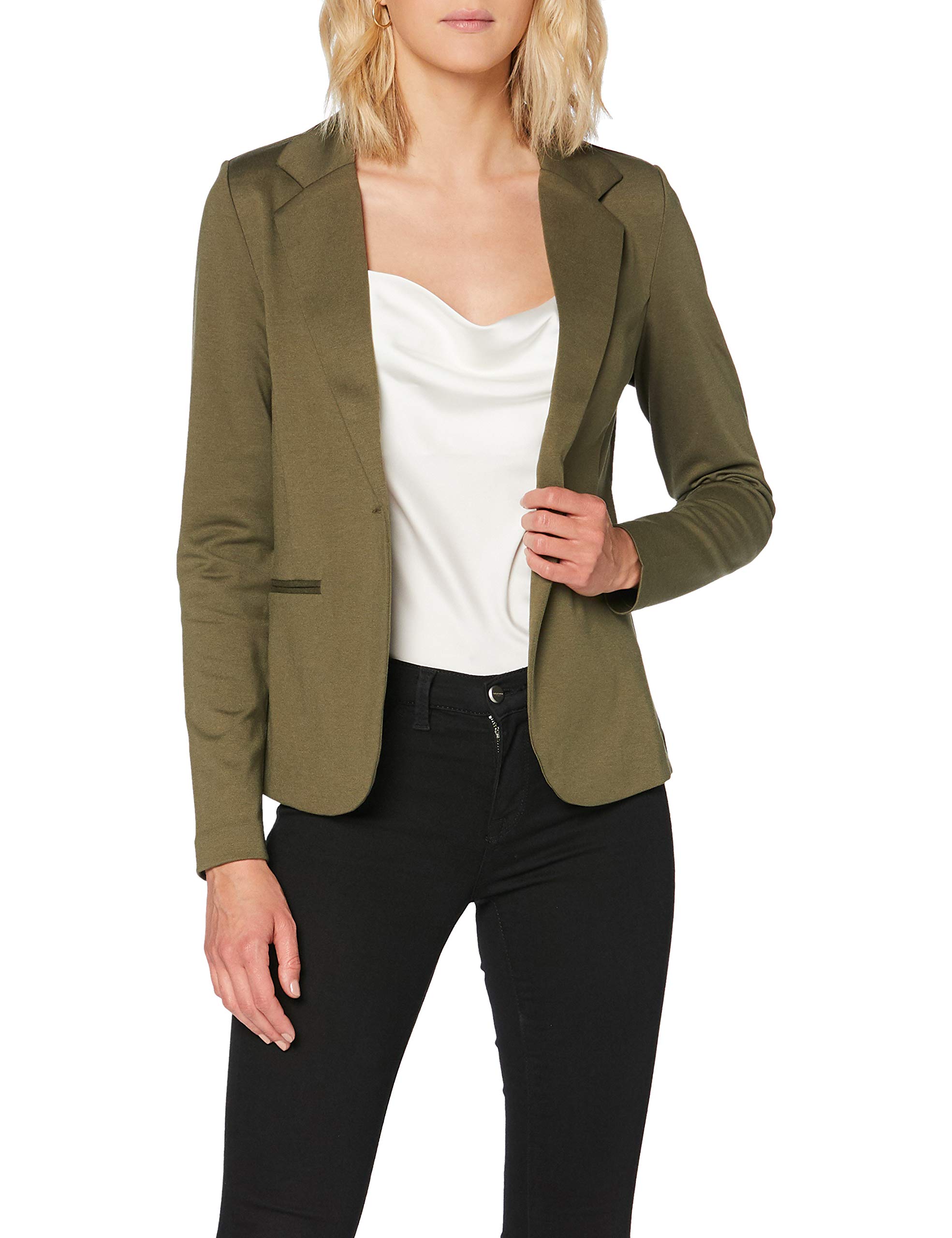 ICHI Women's Kate Business Casual Blazer, Kalamata (13024), XS