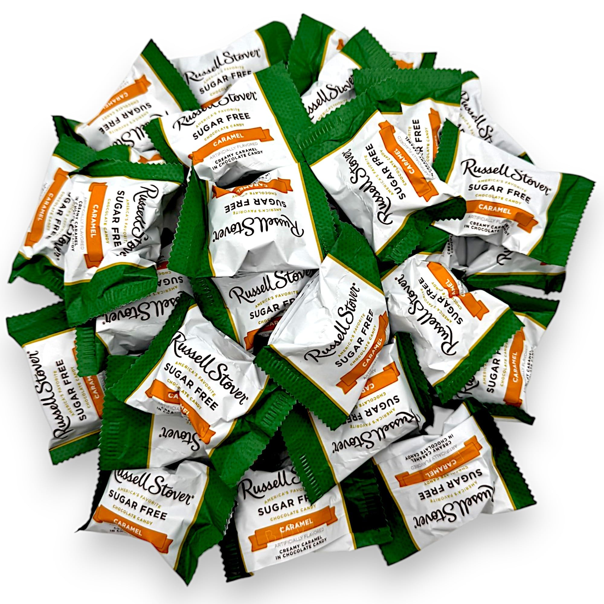 Sugar Free Butter Cream Caramel Chocolates-1 lb Deliciously Crafted for a Guilt-Free Indulgence Made with Stevia Extract-Perfect for Health-Conscious Chocolate Lovers(16 oz)