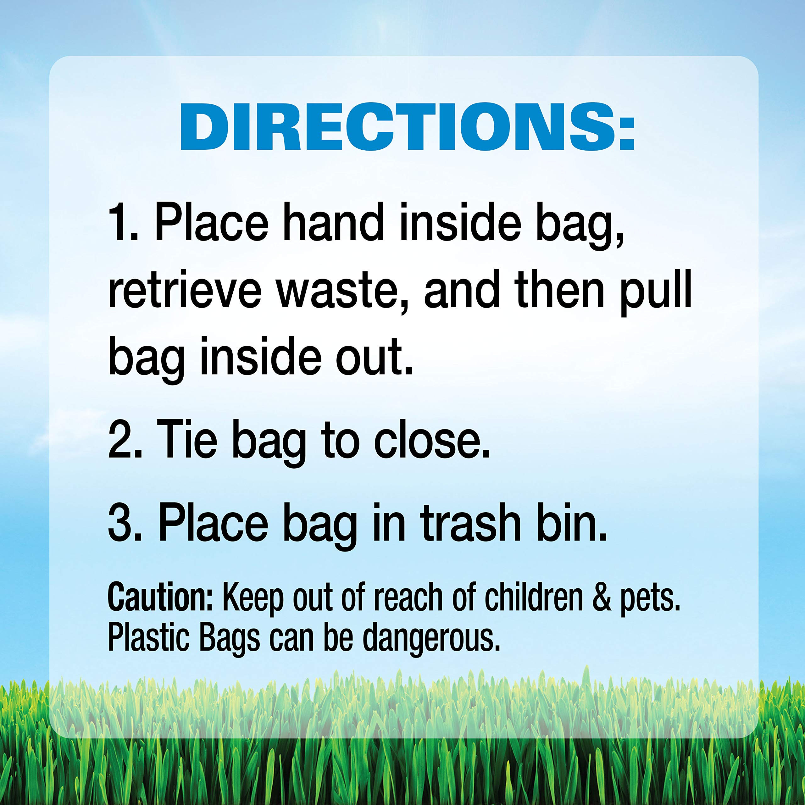 Four Paws Wee-Wee Bolsas de basura resistentes para exteriores, rollos de 90 unidades, 38 x 20 cm