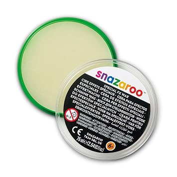 Snazaroo Classic Face and Body Paint, Halloween Special Effects Wax Pot, 75 ml, Professional Water Soluble, Single Cake Makeup Supplies for Adults, Kids and Special FX