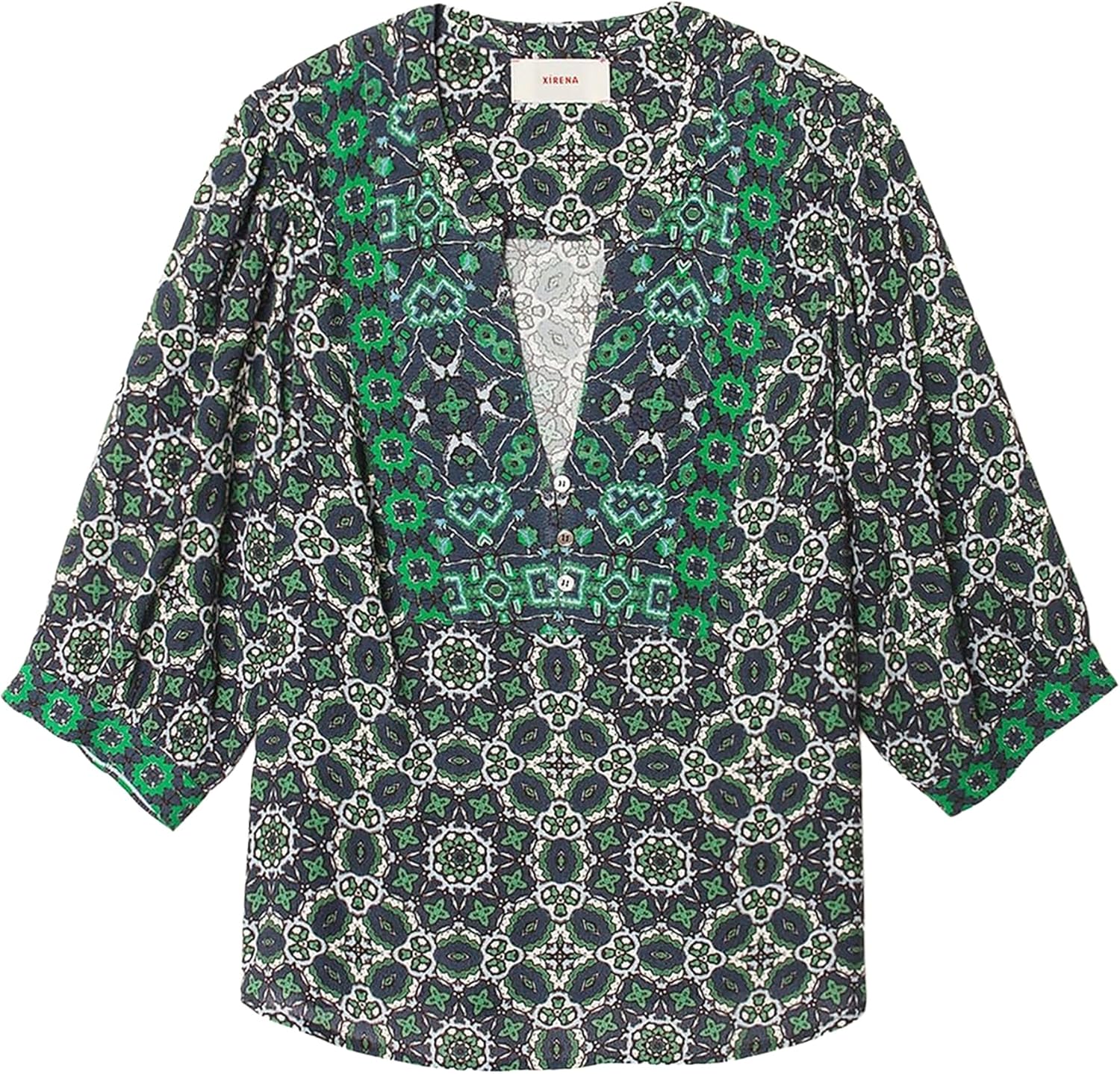 Navy Tile Corrine Top - Image 3