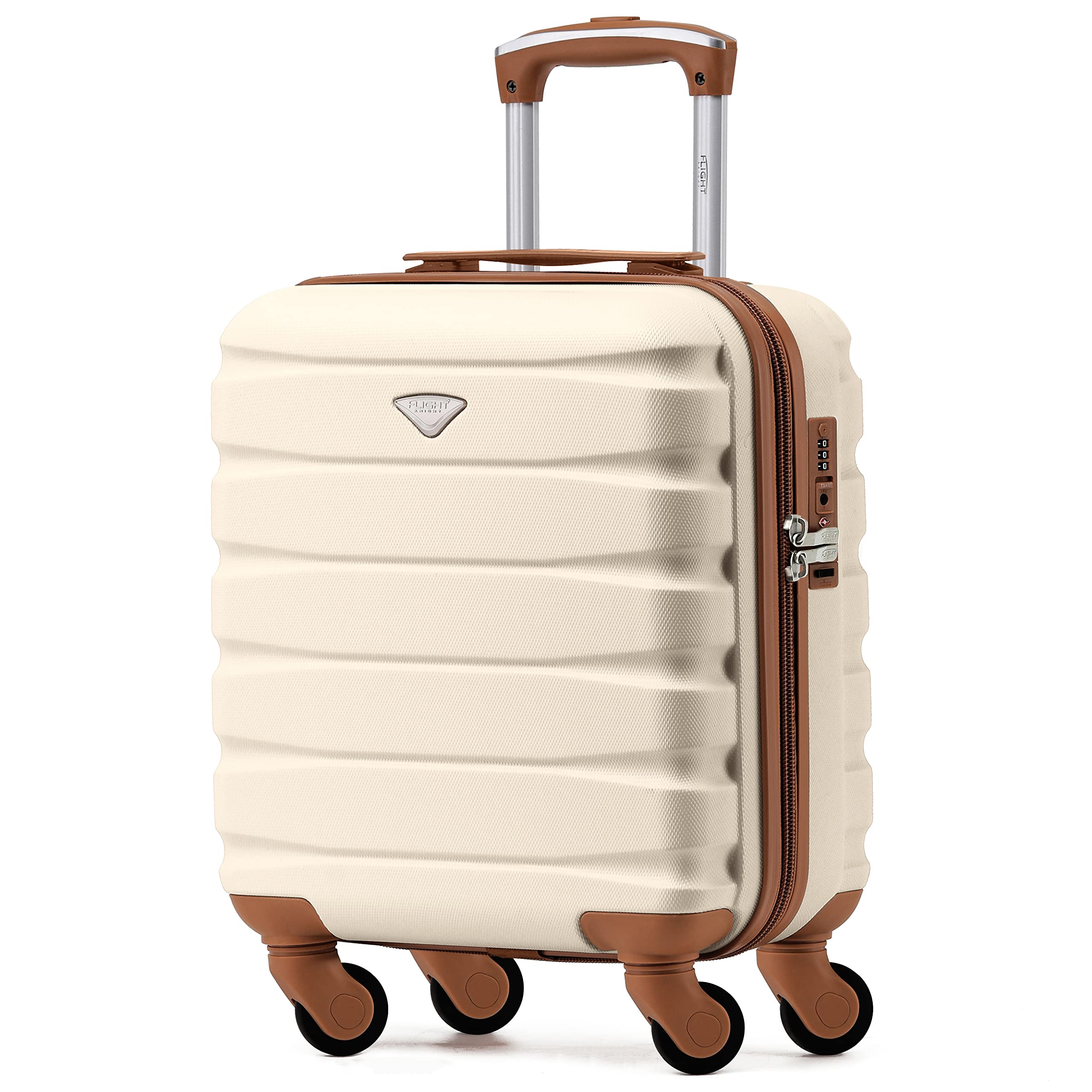 Flight Knight Lightweight 4 Wheel ABS Hard Case Medium Suitcase Approved for Over 100 Airlines Including easyJet, British Airways, Ryanair, Jet2, Emirates & Many More - Check-in Medium Size 25" — view 162